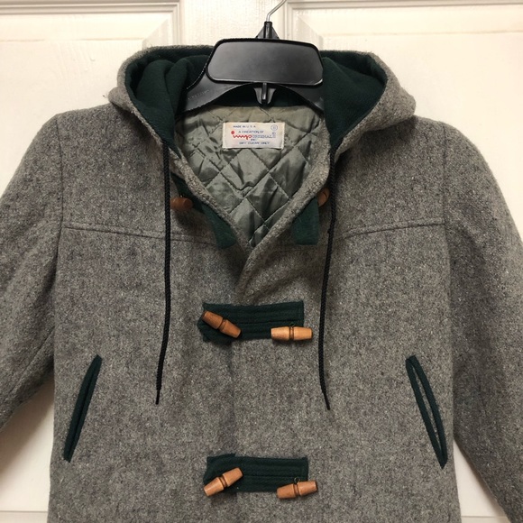 A Creation of IMP Originals Inc. Vintage Wool Overcoat with Hood - Picture 2 of 16